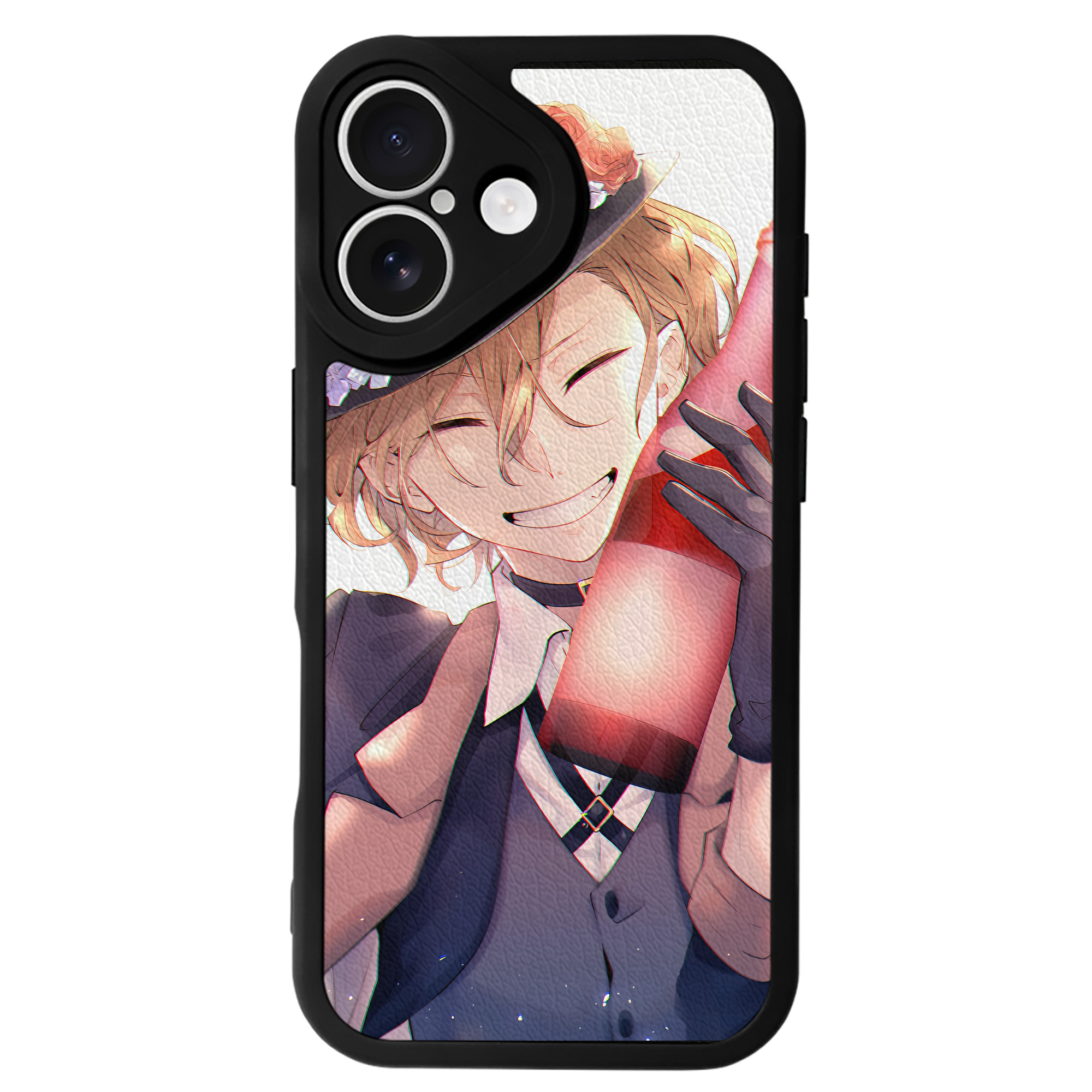 （画像用） 文豪ストレイドッグス Bungo Stray Dogs 【iPhone 16シリーズ対応】シリコンスマホケース（レザー調） 材質：シリコン